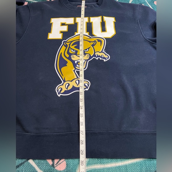 Vintage Jansport FIU Florida International University Panthers Big Logo Crewneck - Picture 8 of 10